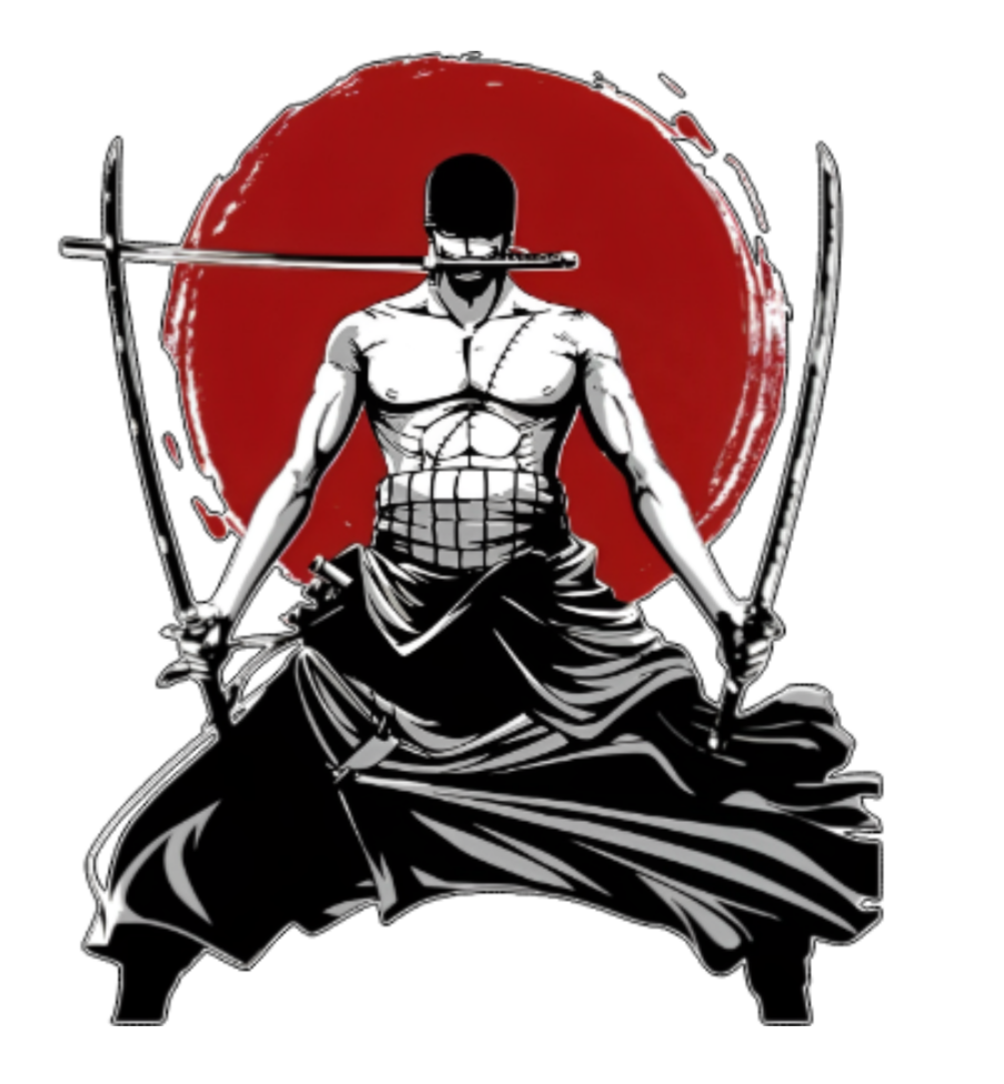 One Piece Zoro Sticker Car Decal