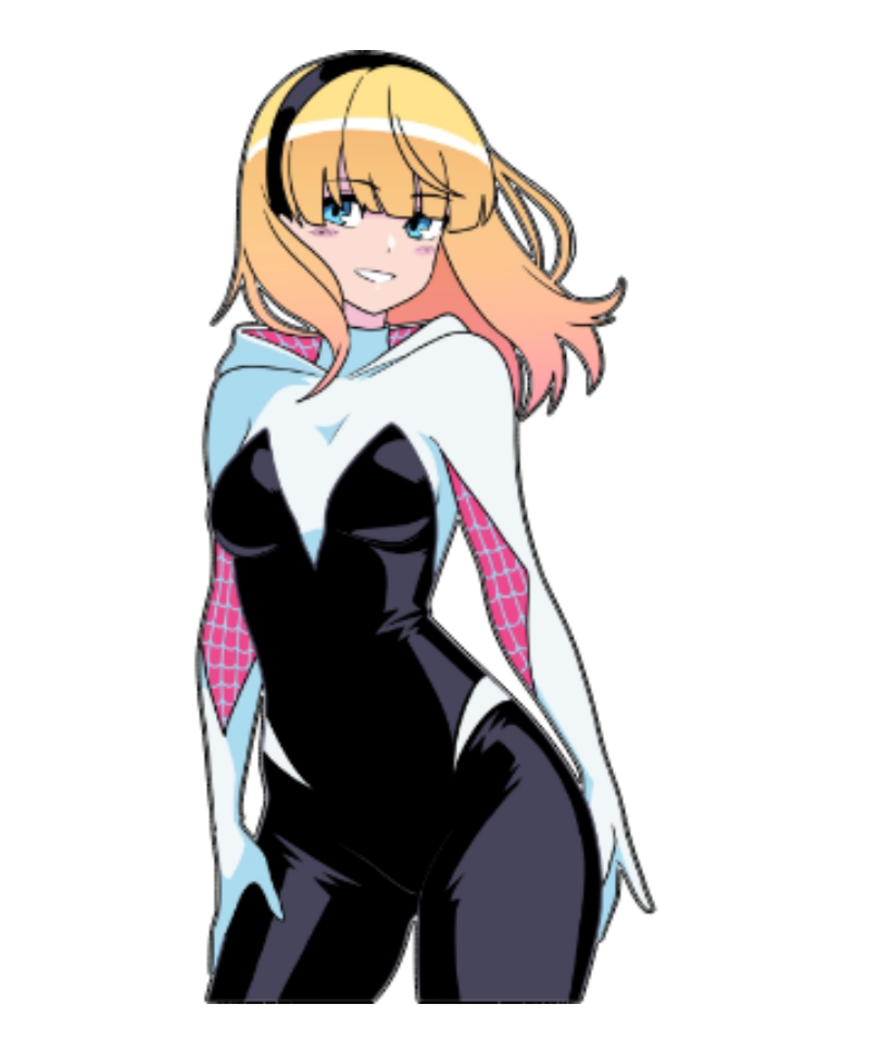 Marvel Gwen Stacy Sticker Car Decal