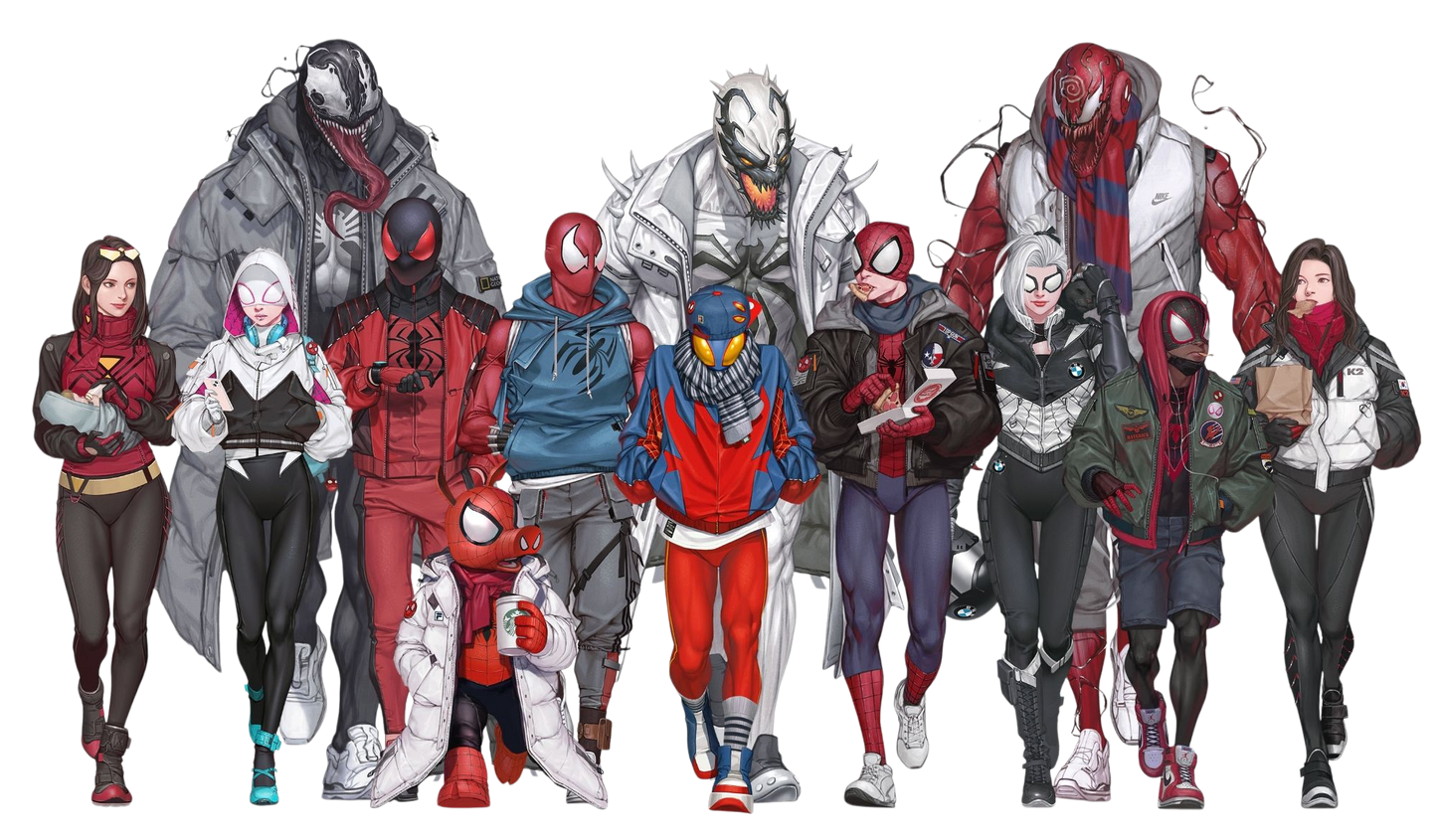 Marvel Spiderverse Sticker Car Decal