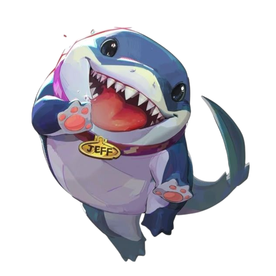 Marvel Jeff The Land Shark Sticker Car Decal