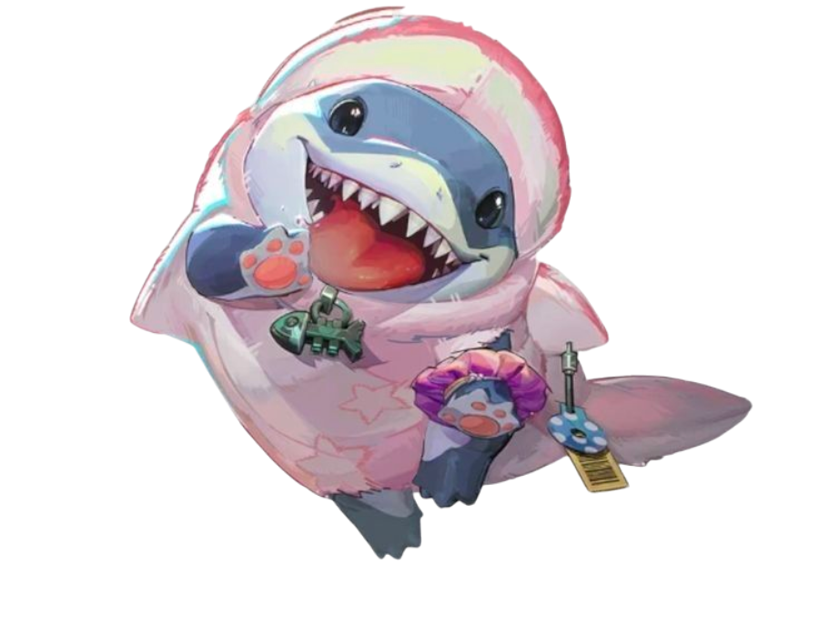 Marvel Jeff The Land Shark Sticker Car Decal