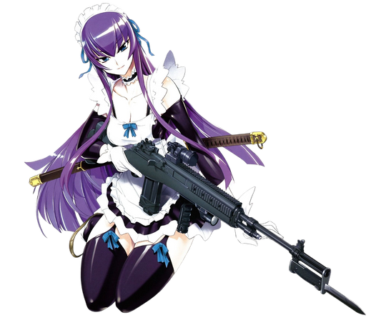 Highschool Of The Dead Saeko Sticker Car Decal