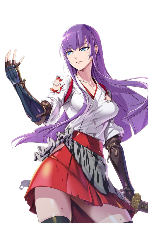 Highschool Of The Dead Saeko Sticker Car Decal