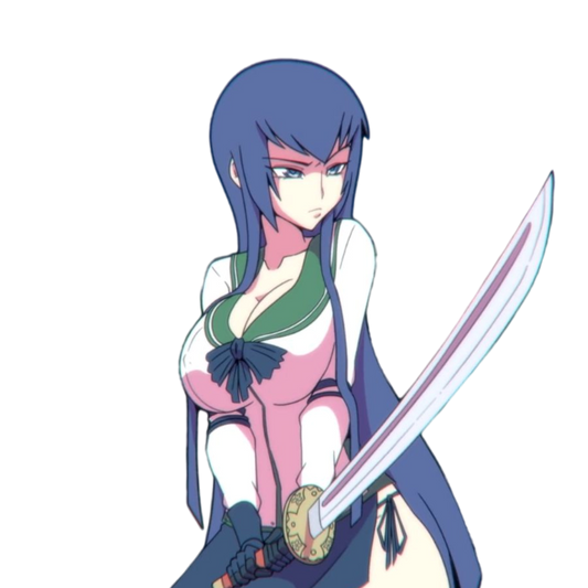 Highschool Of The Dead Saeko Sticker Car Decal