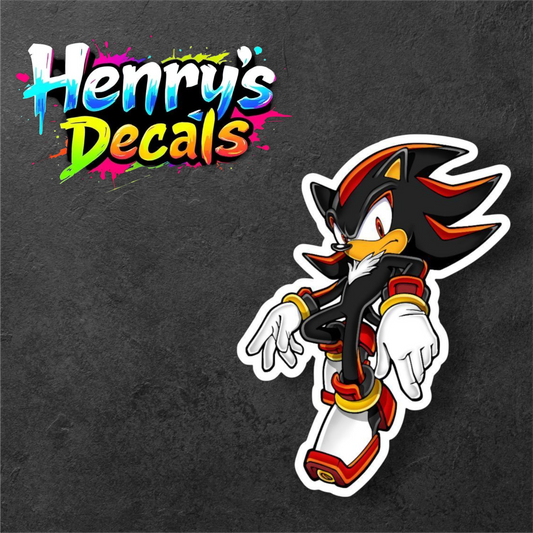 Video Game Shadow Sticker Car Decal