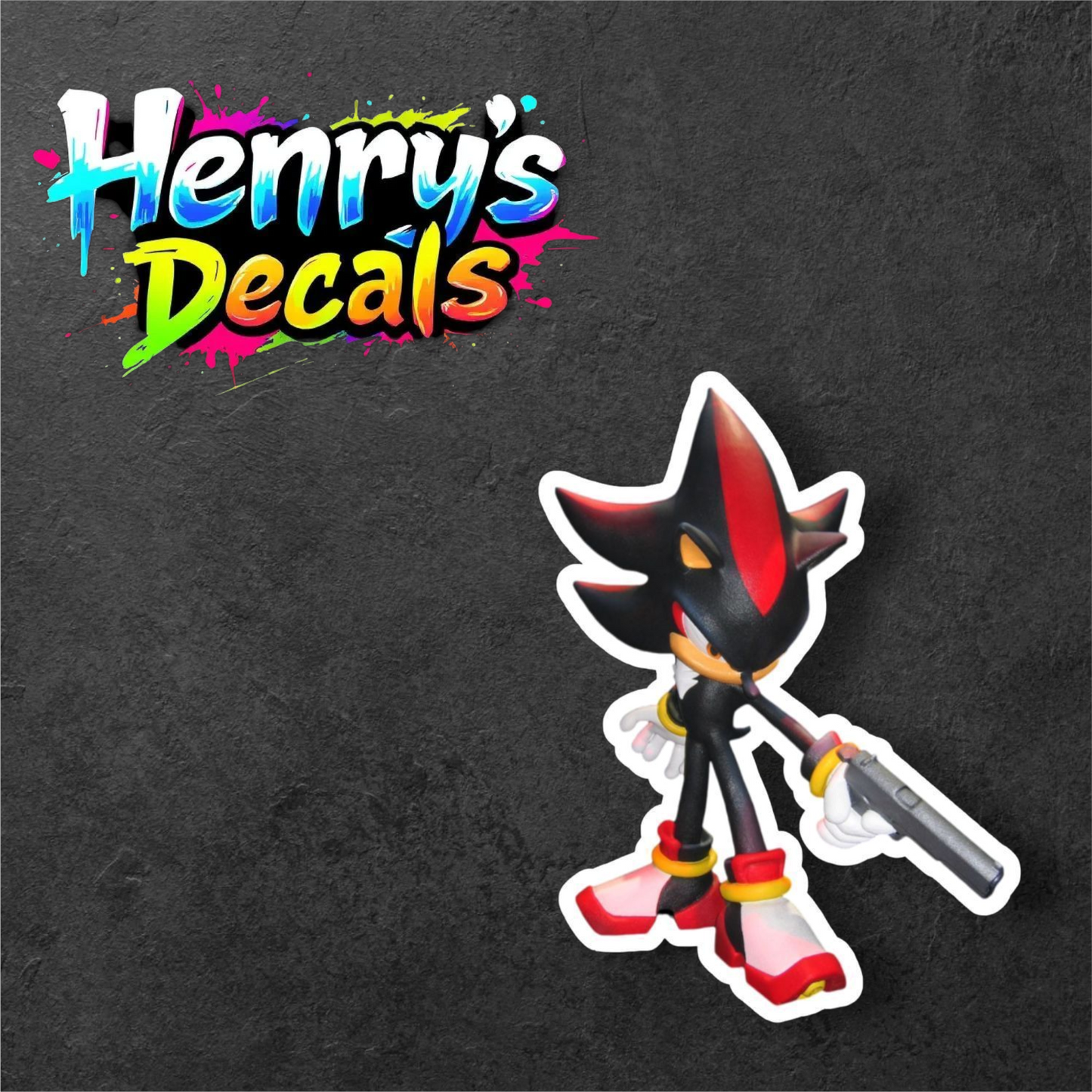 Video Game Shadow Sticker Car Decal