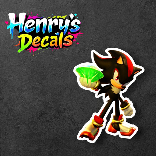 Video Game Shadow Sticker Car Decal