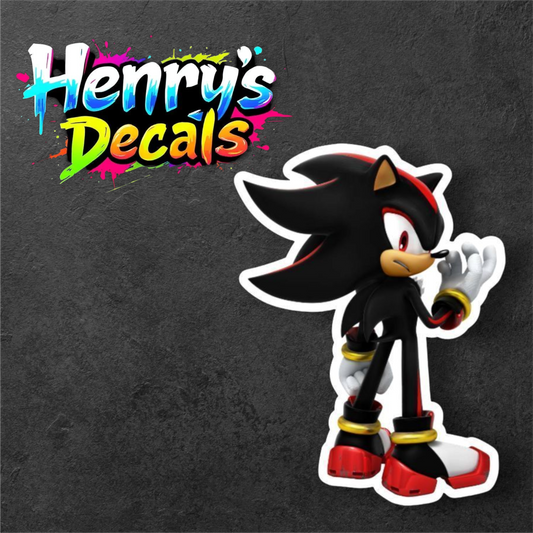 Video Game Shadow Sticker Car Decal