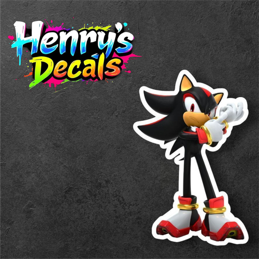 Video Game Shadow Sticker Car Decal