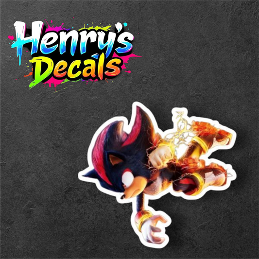 Video Game Shadow Sticker Car Decal