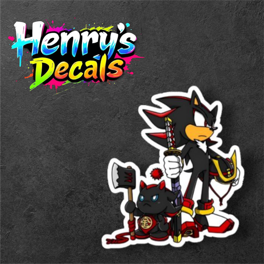 Video Game Shadow Sticker Car Decal