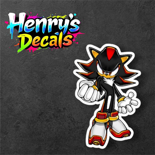 Video Game Shadow Sticker Car Decal