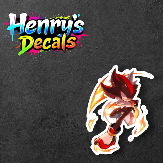 Video Game Shadow Sticker Car Decal