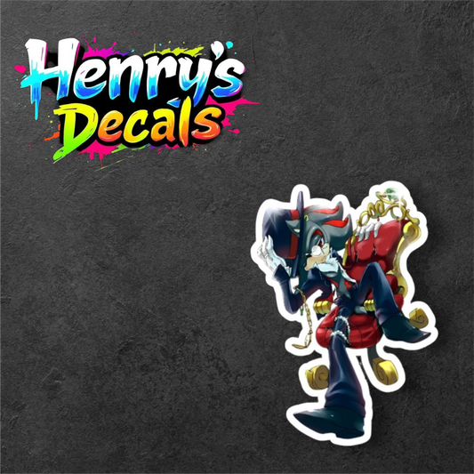 Video Game Shadow Sticker Car Decal