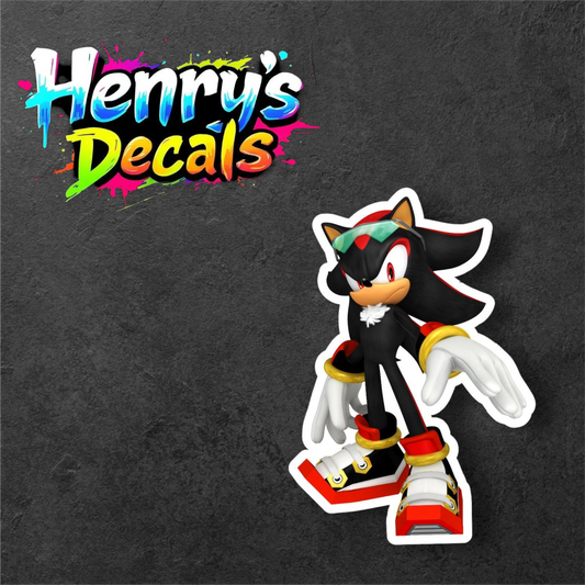 Video Game Shadow Sticker Car Decal