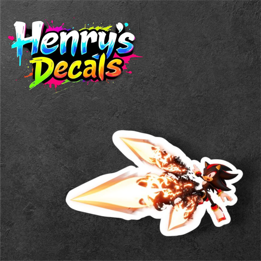 Video Game Shadow Sticker Car Decal