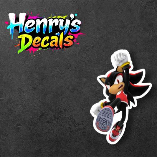 Video Game Shadow Sticker Car Decal