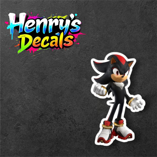 Video Game Shadow Sticker Car Decal