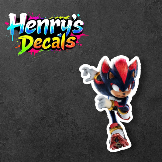 Video Game Shadow Sticker Car Decal