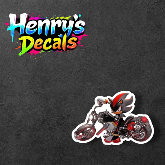 Video Game Shadow Sticker Car Decal