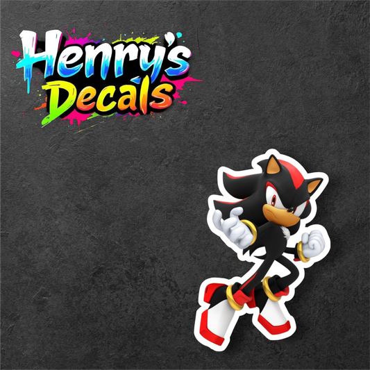 Video Game Shadow Sticker Car Decal