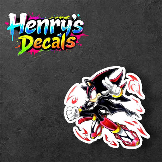 Video Game Shadow Sticker Car Decal