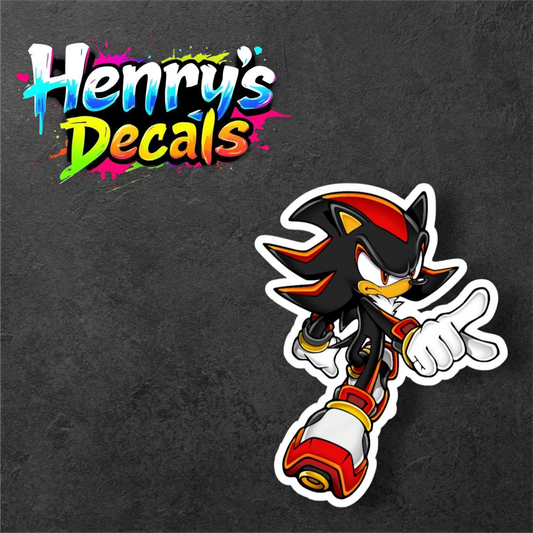 Video Game Shadow Sticker Car Decal