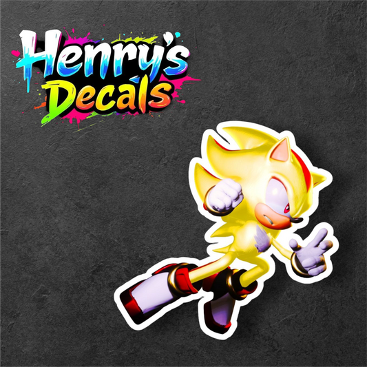 Video Game Shadow Sticker Car Decal