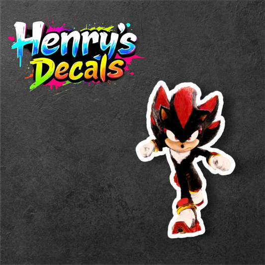 Video Game Shadow Sticker Car Decal
