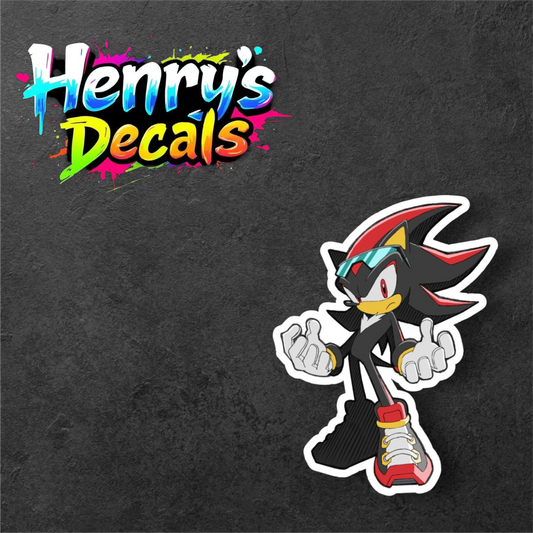 Video Game Shadow Sticker Car Decal
