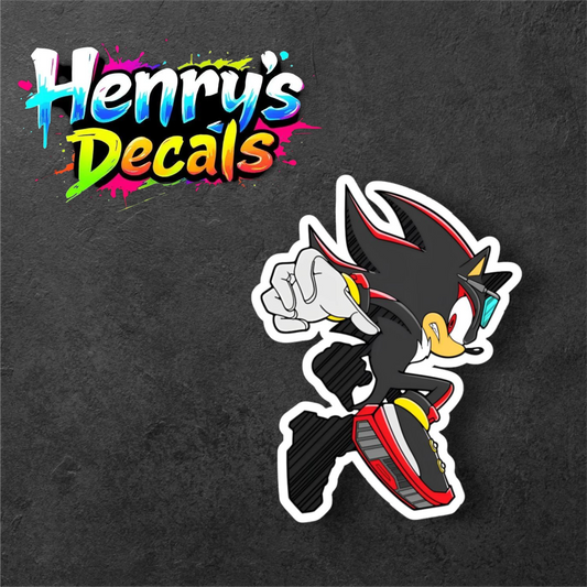 Video Game Shadow Sticker Car Decal