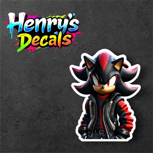 Video Game Shadow Sticker Car Decal