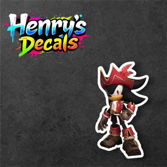 Video Game Shadow Sticker Car Decal