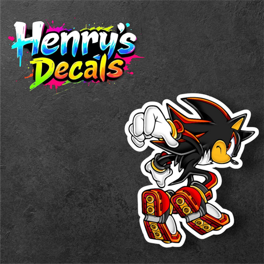 Video Game Shadow Sticker Car Decal