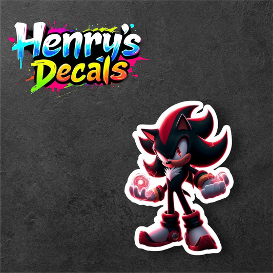 Video Game Shadow Sticker Car Decal