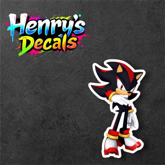 Video Game Shadow Sticker Car Decal