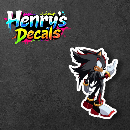 Video Game Shadow Sticker Car Decal
