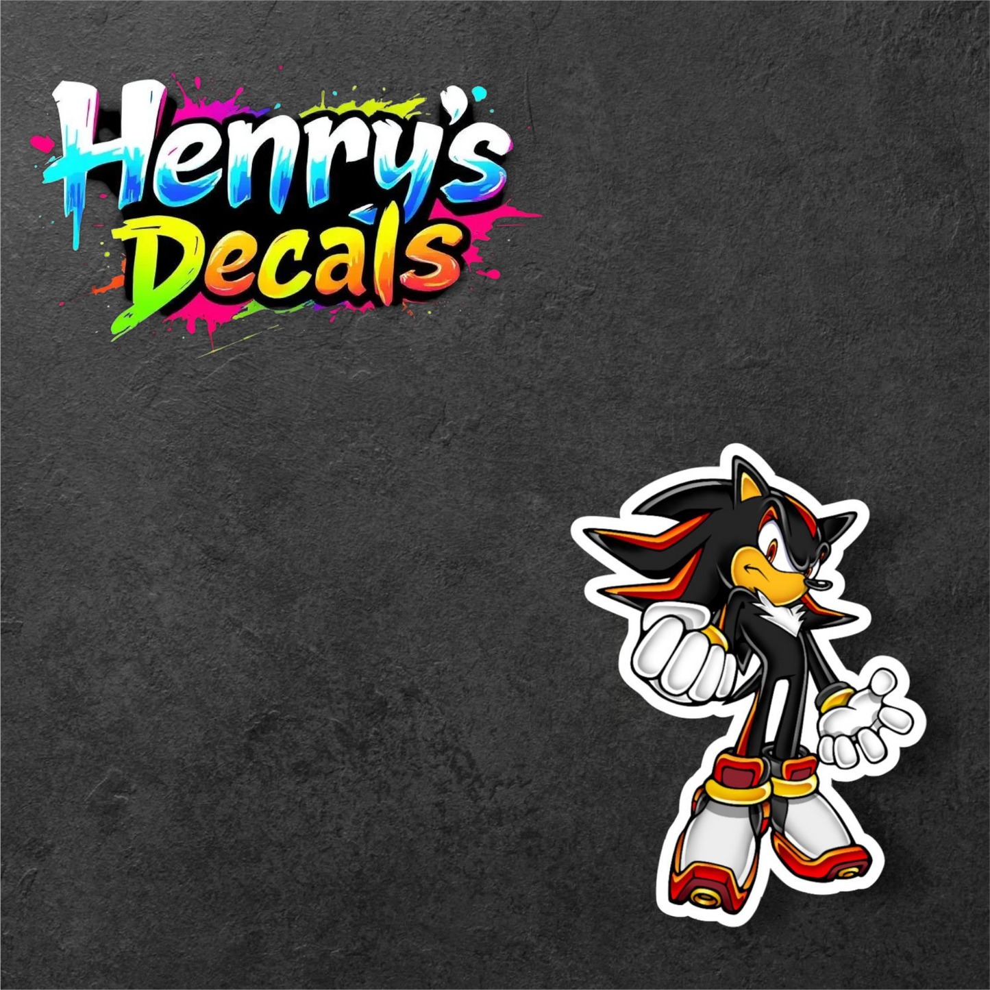 Video Game Shadow Sticker Car Decal