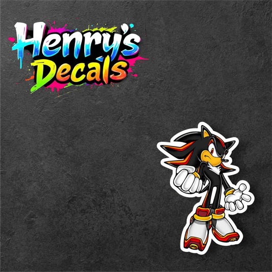 Video Game Shadow Sticker Car Decal