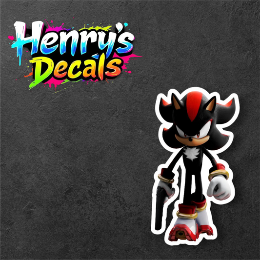 Video Game Shadow Sticker Car Decal