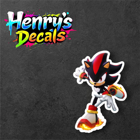 Video Game Shadow Sticker Car Decal