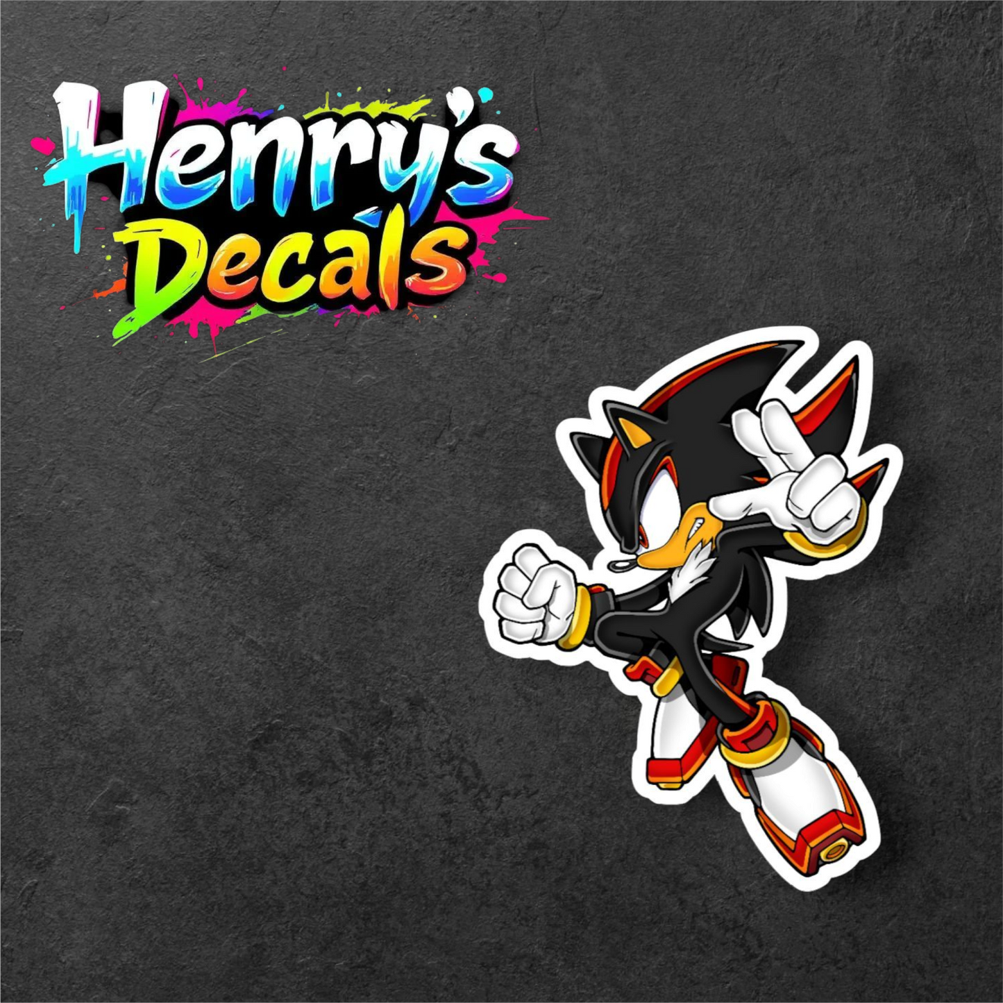 Video Game Shadow Sticker Car Decal