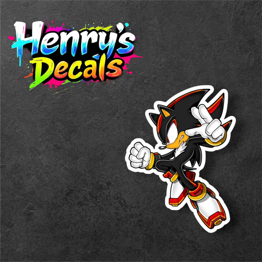 Video Game Shadow Sticker Car Decal