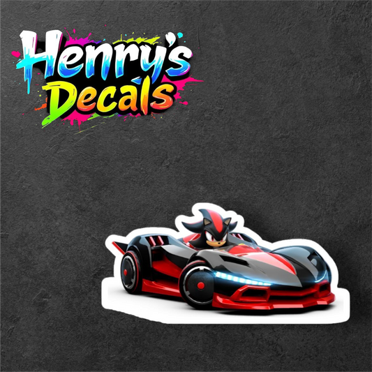 Video Game Shadow Sticker Car Decal
