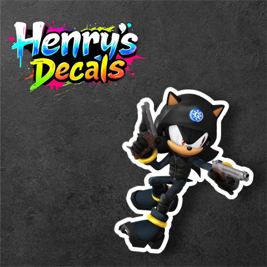 Video Game Shadow Sticker Car Decal