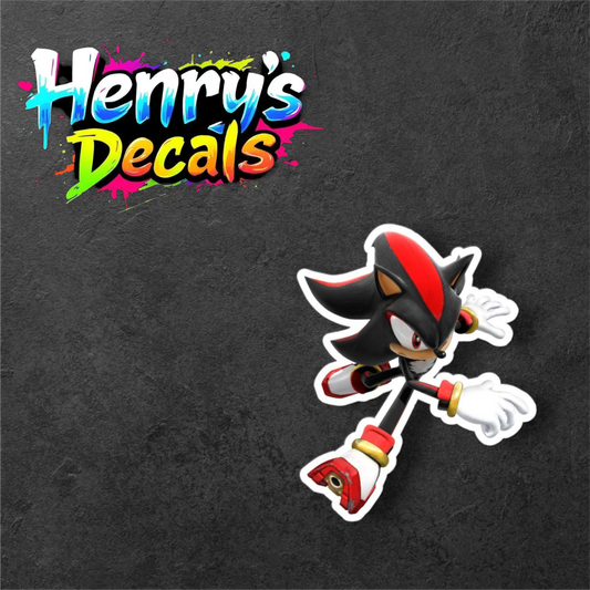 Video Game Shadow Sticker Car Decal