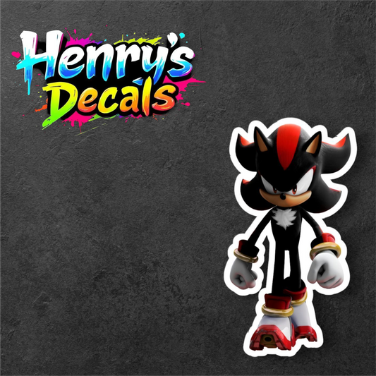 Video Game Shadow Sticker Car Decal