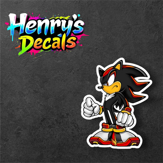 Video Game Shadow Sticker Car Decal