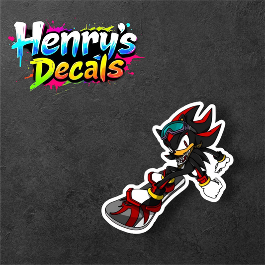 Video Game Shadow Sticker Car Decal