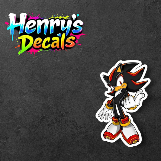 Video Game Shadow Sticker Car Decal